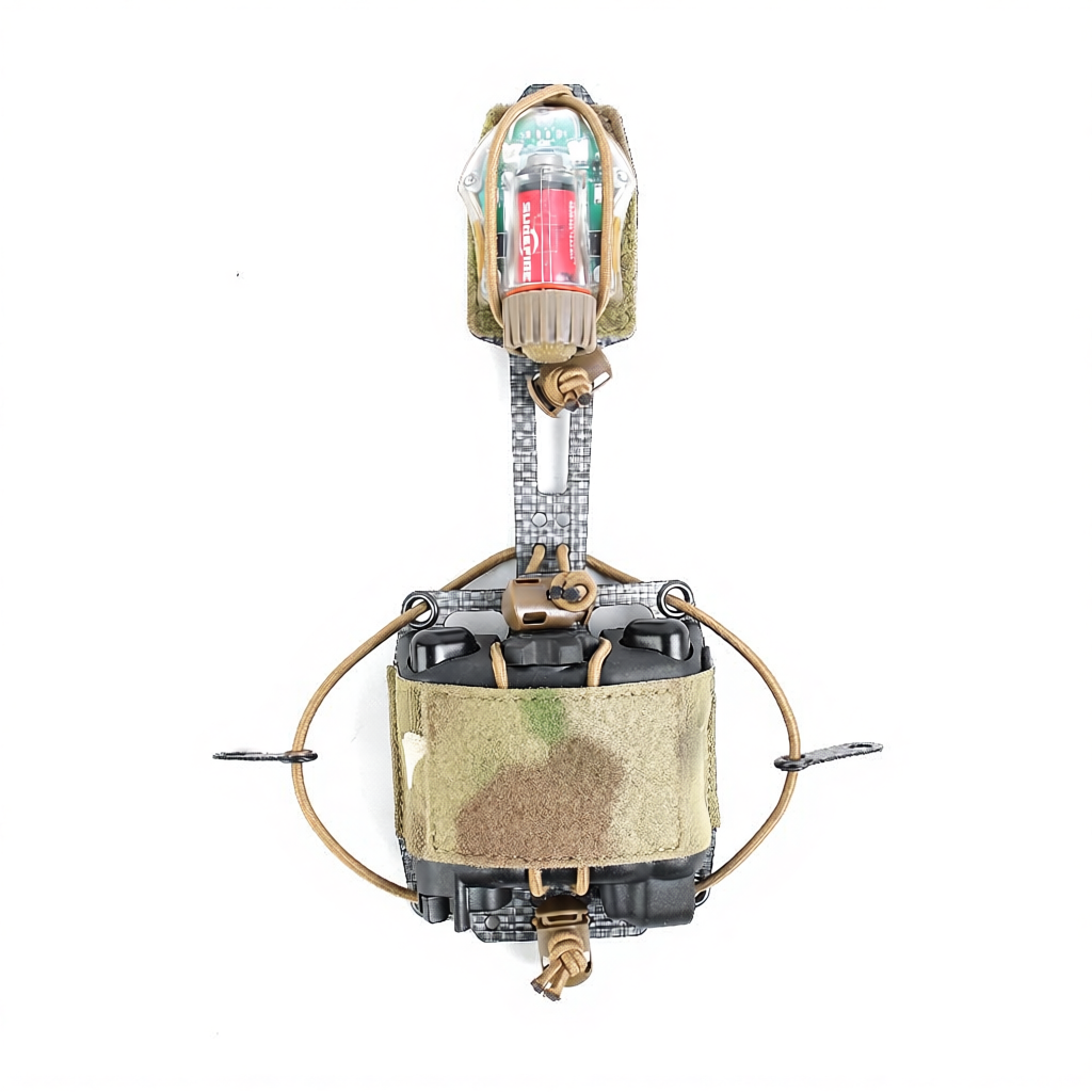 Ferro style PVS31 Battery Retention System Нашлемный подсумок AC-UA51 Академия Снаряжения