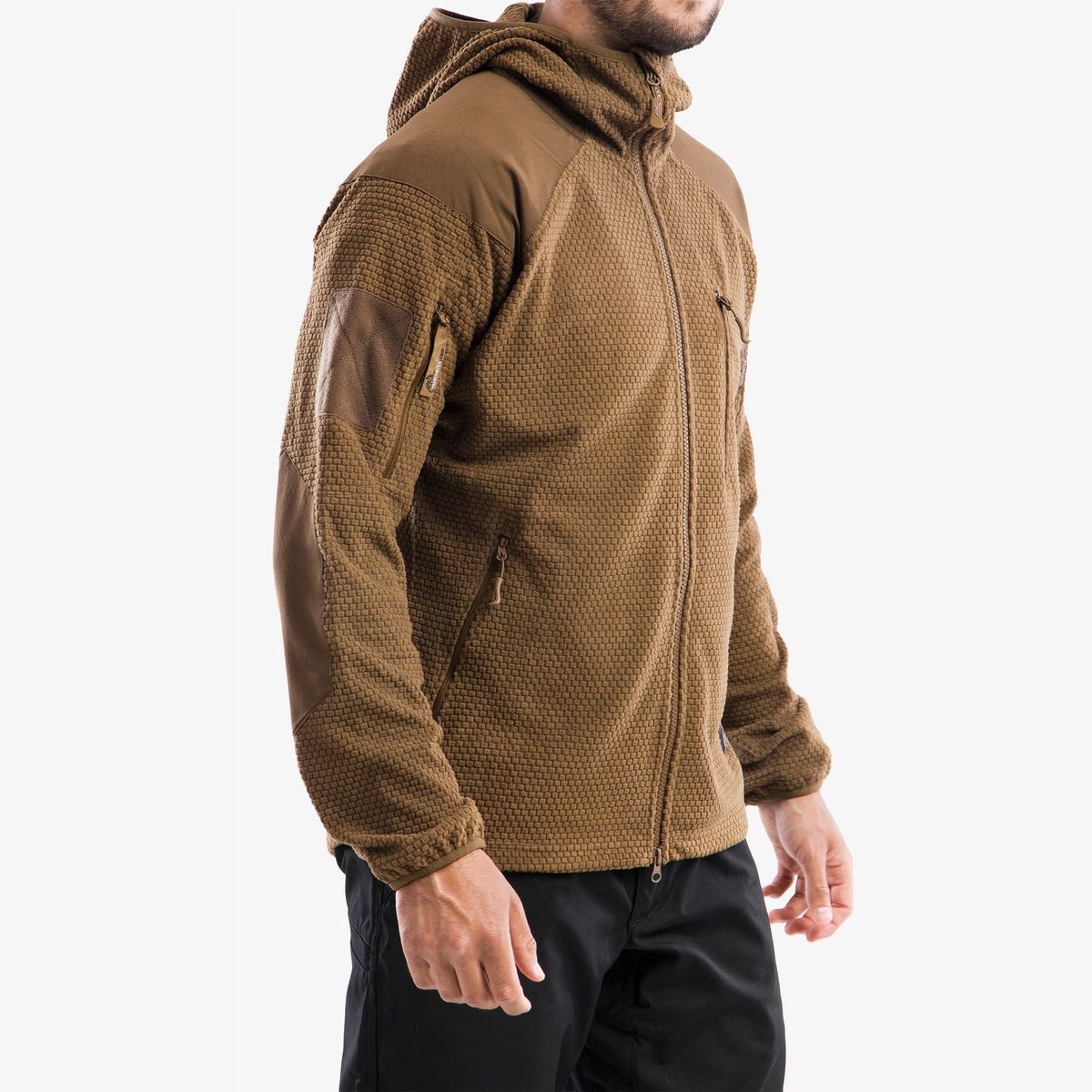 Флисовая кофта ALPHA HOODIE JACKET - GRID FLEECE Helikon-Tex