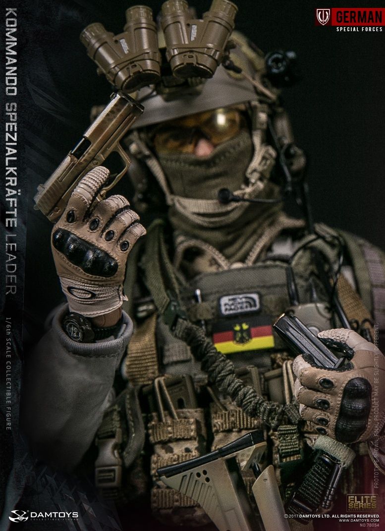 Коллекционная фигурка 1/6 78054 - KSK (KOMMANDO SPEZIALKRÄFTE) - LEADER Action Figure DAMTOYS