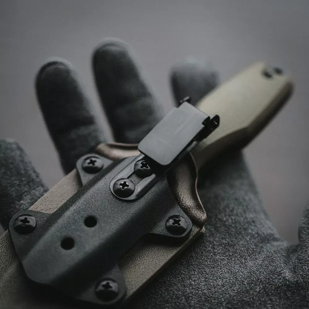 Нож Grave blackwash сталь AUS-10, рукоять Olive G10 N.C.Custom