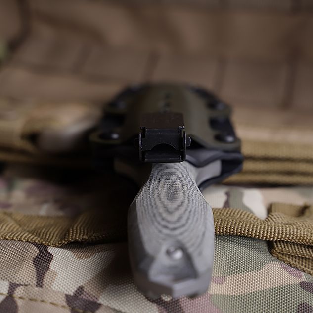 Нож туристический Grave сталь AUS-10, рукоять Micarta N.C.Custom