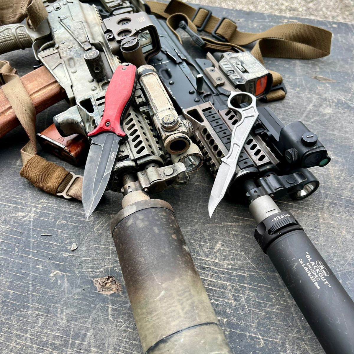 Нож Thorn Razvedos Edition сталь Stonewash AUS-8 N.C.Custom