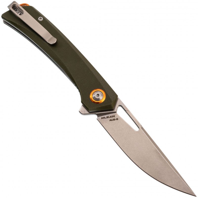 Складной нож Finch AUS-8 SW G10 Olive Mr.Blade