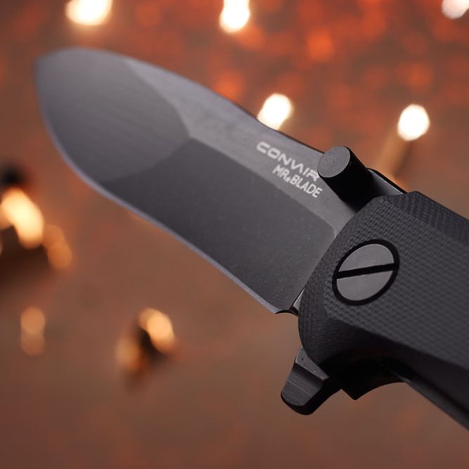 Складной нож Convair Gen.2 Blackwash D2 Black G10 Mr.Blade