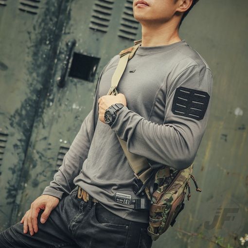 Тактическая Футболка с длинным рукавом Frogmen UMP EMB9541 Emerson blue label