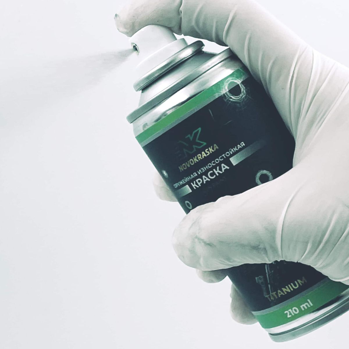 Краска износостойкая, серия Titanium, 350 мл (Пустыня) NK Novokraska