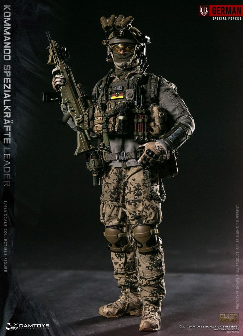 Коллекционная фигурка 1/6 78054 - KSK (KOMMANDO SPEZIALKRÄFTE) - LEADER Action Figure DAMTOYS
