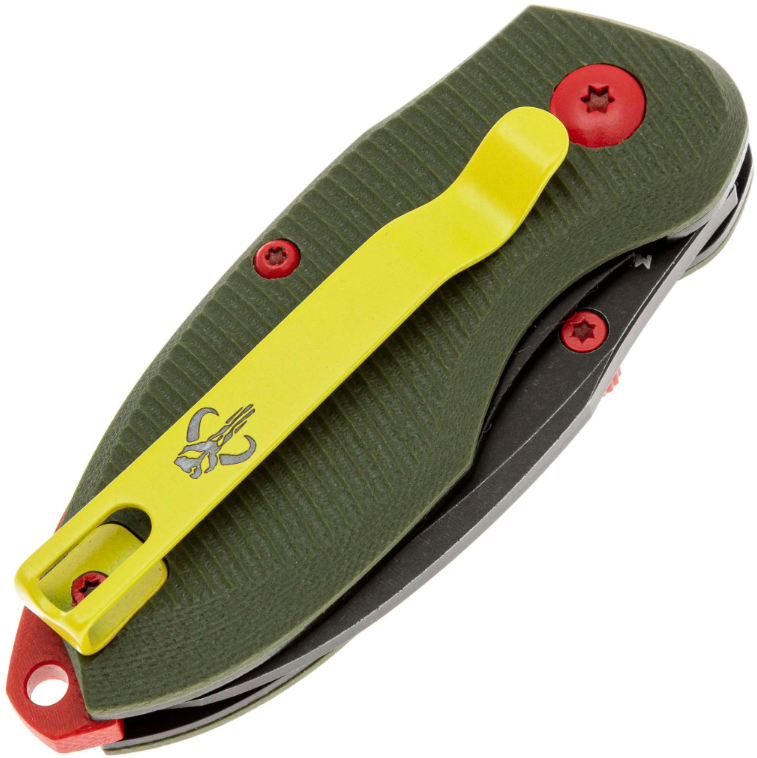 Складной нож Rexbo Gen.2 Blackwash D2 Olive G10 Mandalorian Mr.Blade