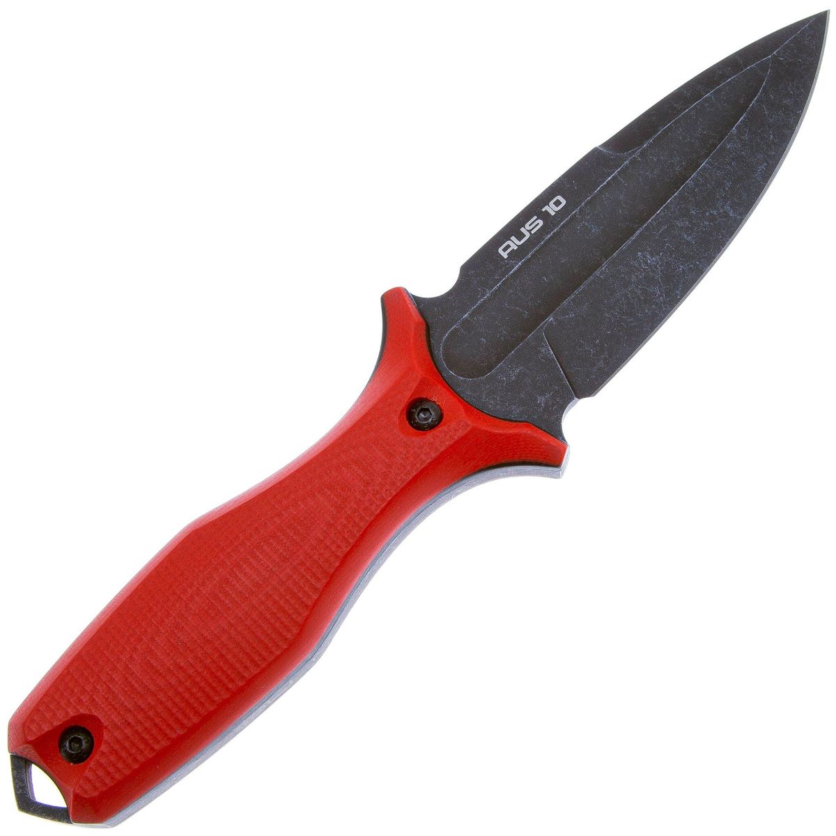 Нож Grave blackwash сталь AUS-10, рукоять Red G10 N.C.Custom