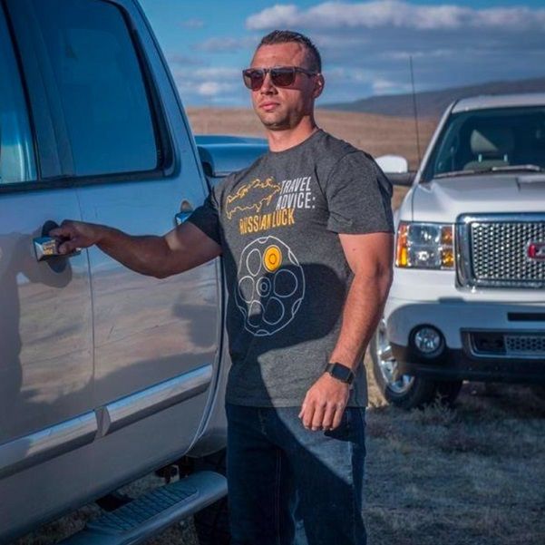 Футболка T-Shirt (Travel Advice: Russian Luck) Helikon-Tex