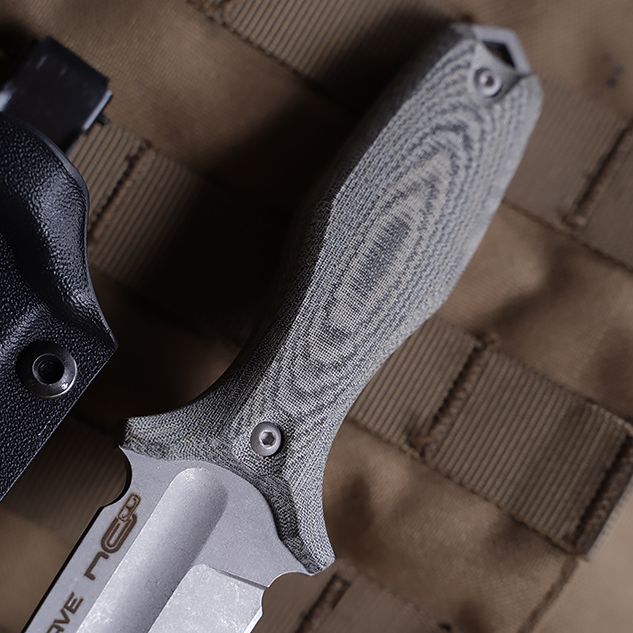 Нож туристический Grave сталь AUS-10, рукоять Micarta N.C.Custom