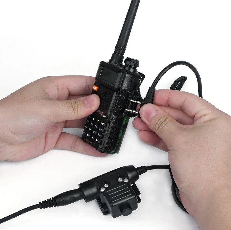 Кнопка U94 PTT для станций Kenwood/Baofeng (и аналоги) WoSport