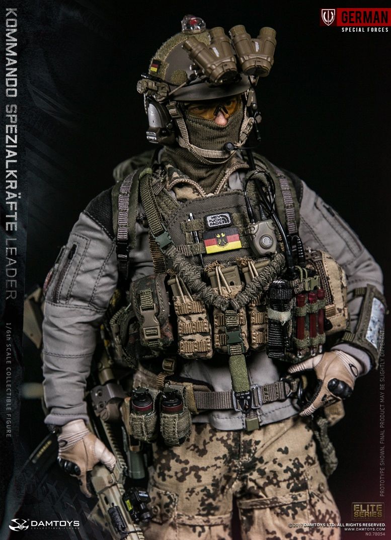 Коллекционная фигурка 1/6 78054 - KSK (KOMMANDO SPEZIALKRÄFTE) - LEADER Action Figure DAMTOYS