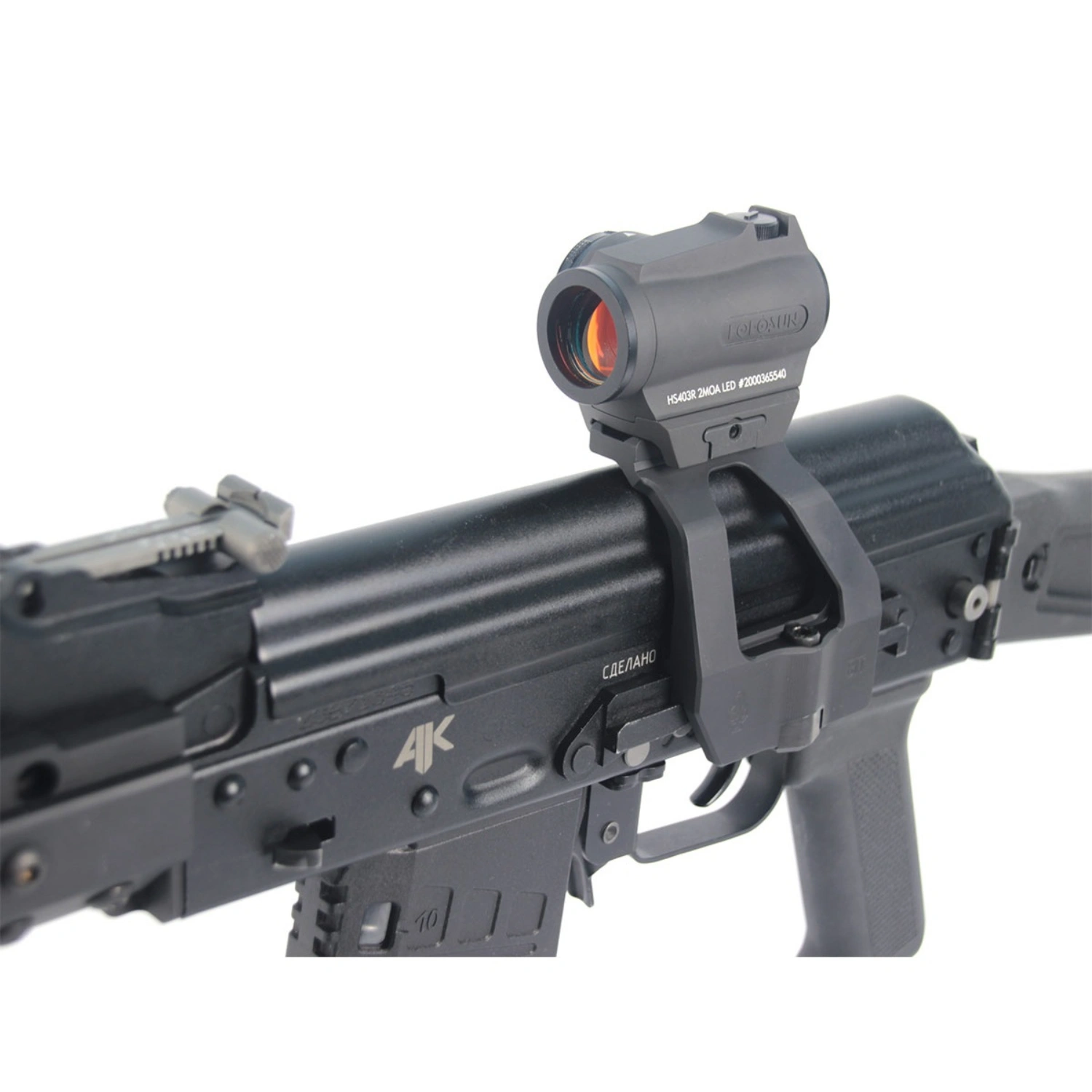 Кронштейн BIT боковой небыстросъёмный Picatinny/ACOG для АК/Сайга SAG