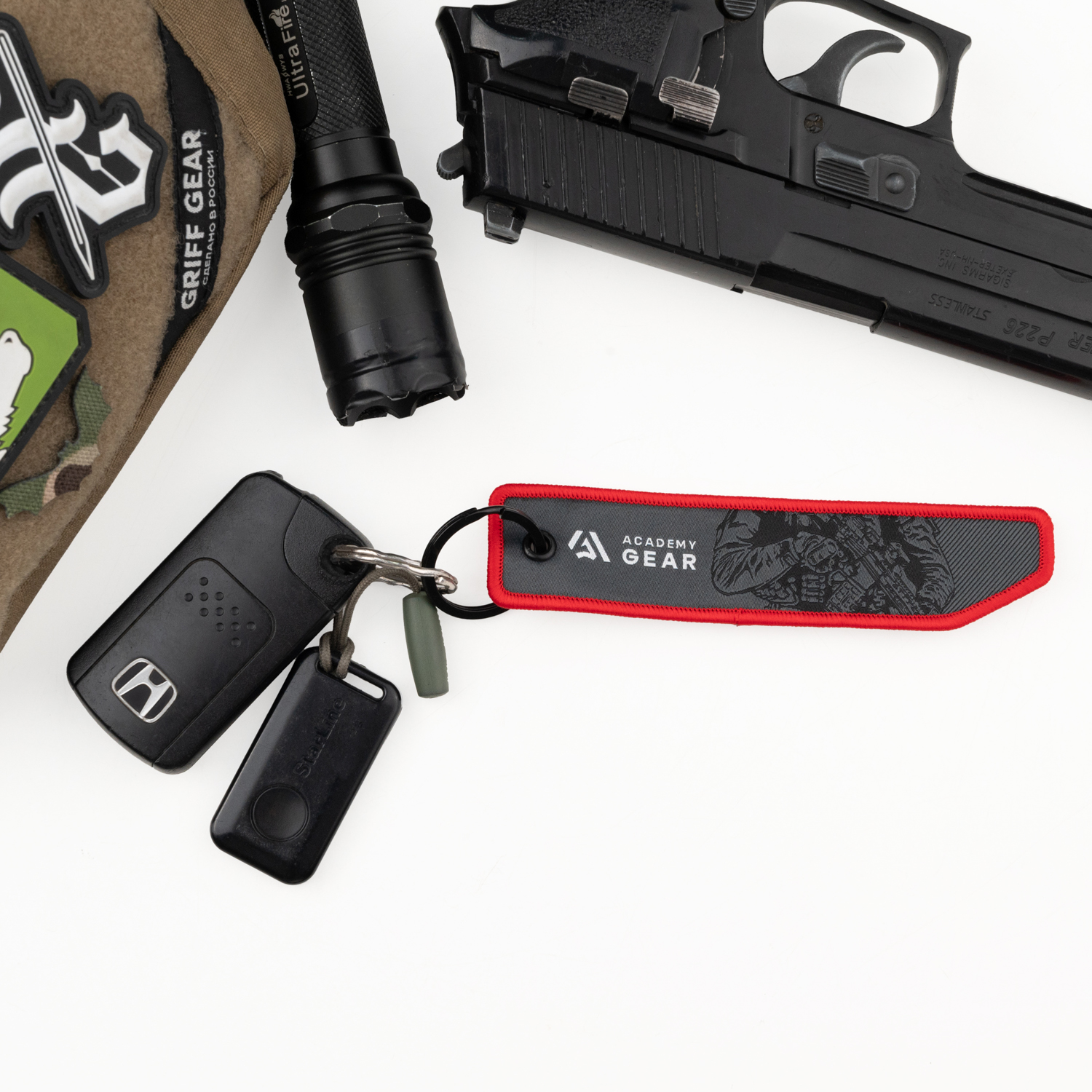 Брелок-ремувка 2.5х13см Red/White Академия Снаряжения