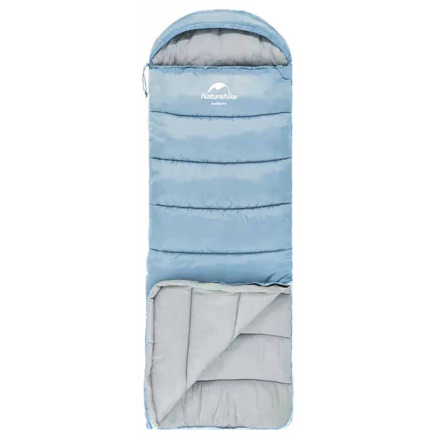 Мешок спальный NH20MSD07-U350S (ПРАВЫЙ) голубой Naturehike