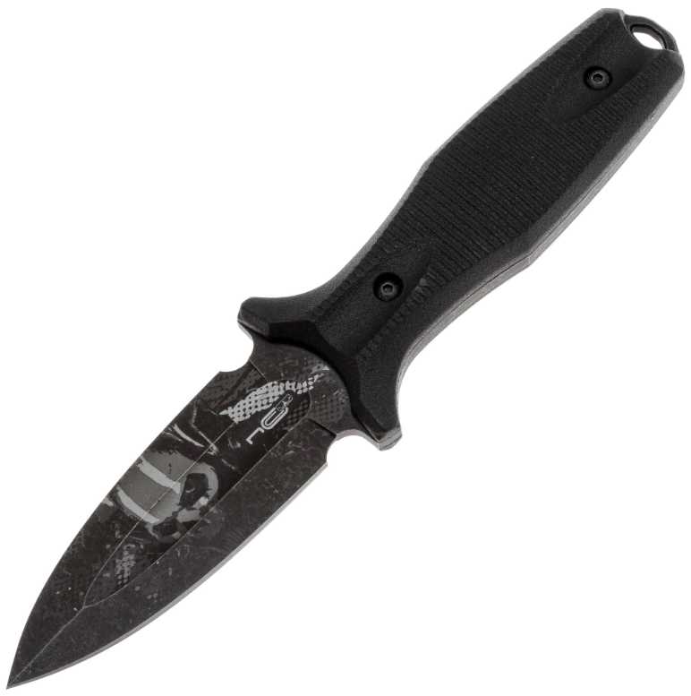 Нож Grave 2.0 LE Ghost blackwash сталь AUS-8, рукоять Black Elastron N.C.Custom