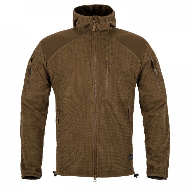 Флисовая кофта ALPHA HOODIE JACKET - GRID FLEECE Helikon-Tex