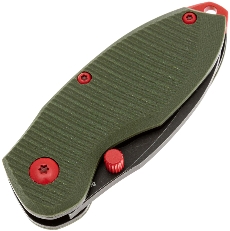 Складной нож Rexbo Gen.2 Blackwash D2 Olive G10 Mandalorian Mr.Blade