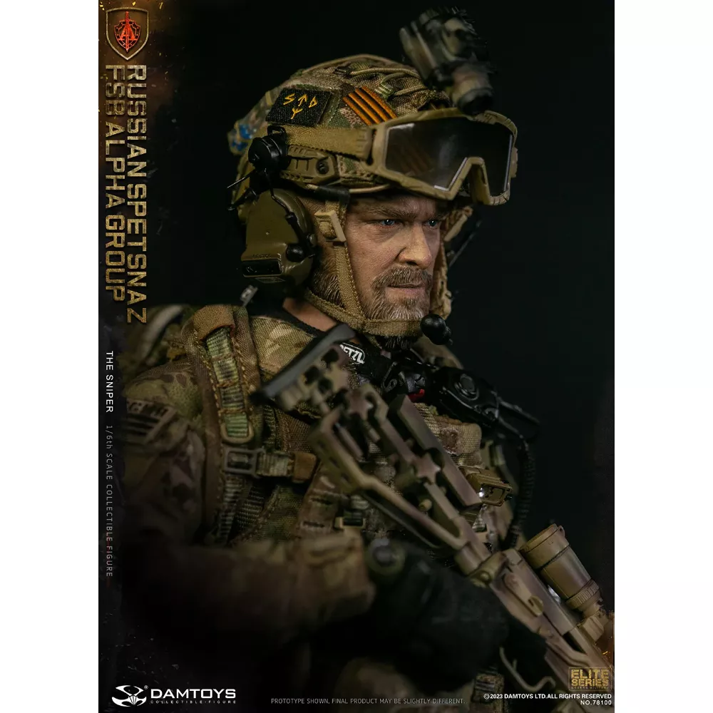 Коллекционная фигурка - 1/6 78100 - RUSSIAN SPETSNAZ FSB ALPHA GROUP SNIPER DAMTOYS