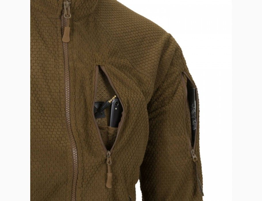 Флисовая кофта ALPHA TACTICAL JACKET - GRID FLEECE Helikon-Tex