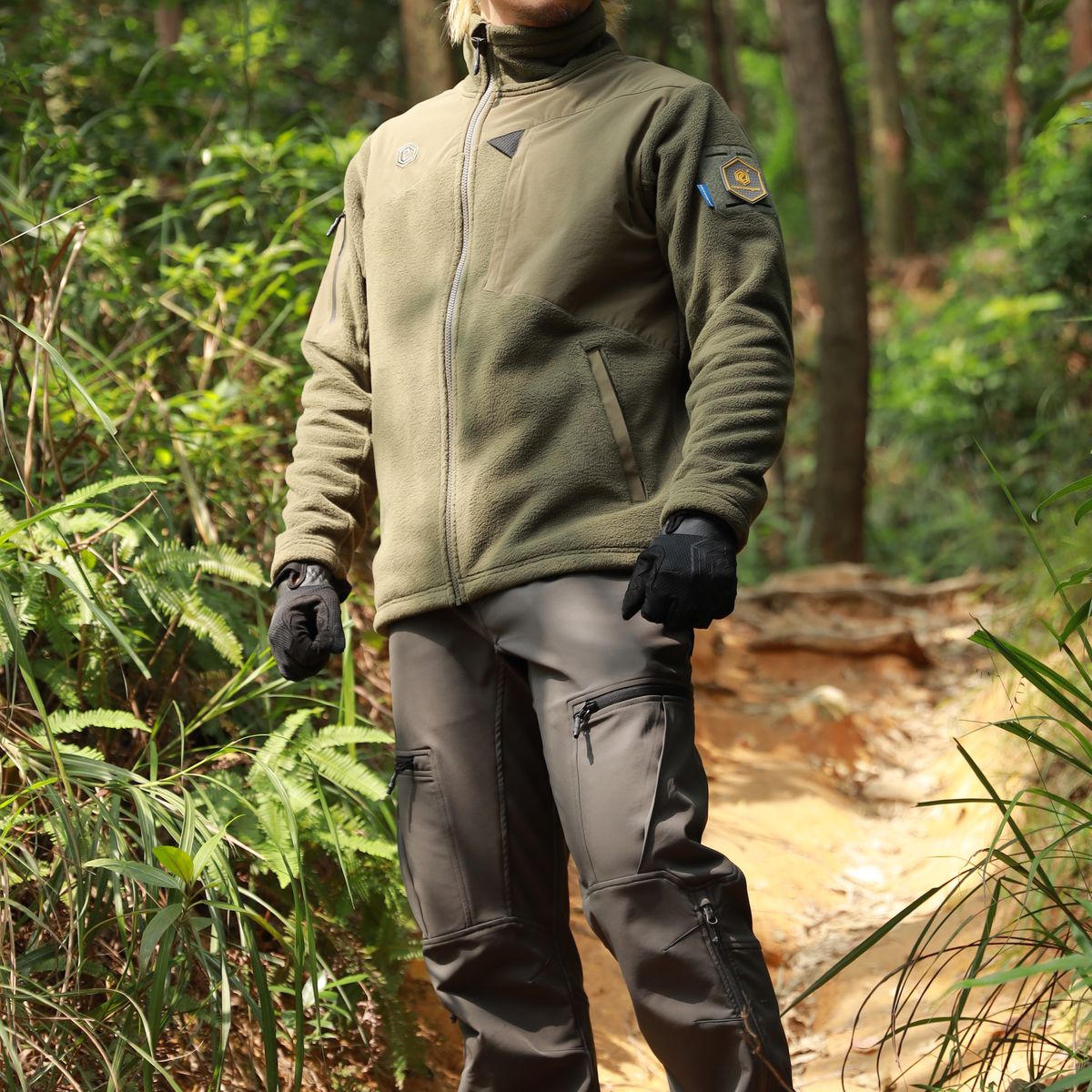 Куртка флисовая "Glaucidium" fleece jacket EMB9637 Emerson blue label