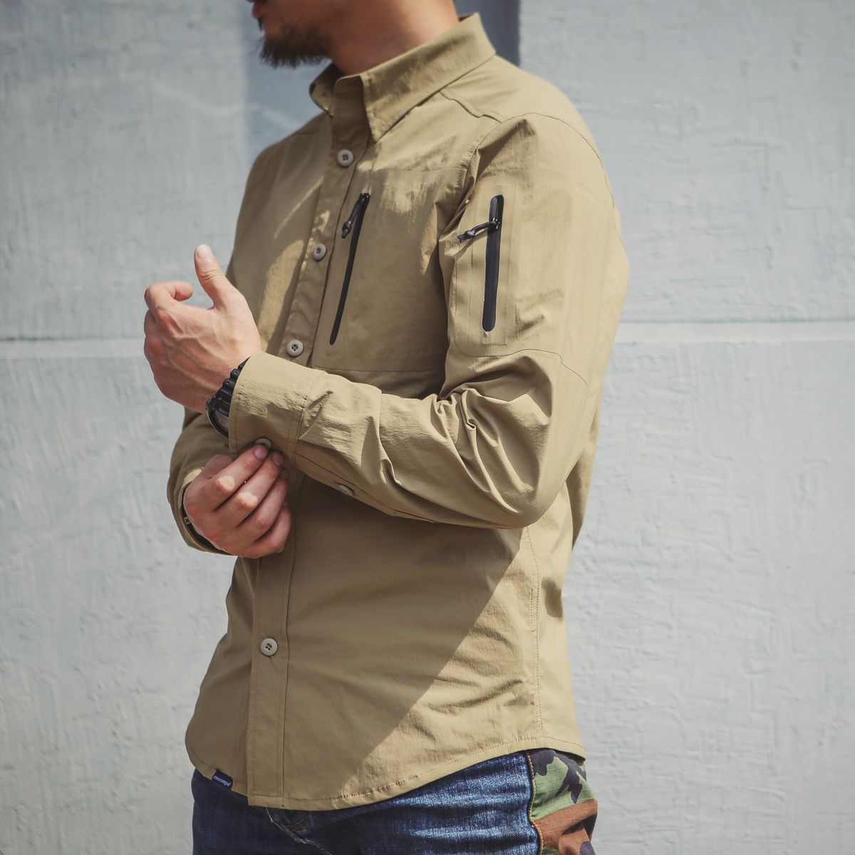 Тактическая рубашка ZIP Triple Tech Tac-Shirt EMB9381 Emerson blue label