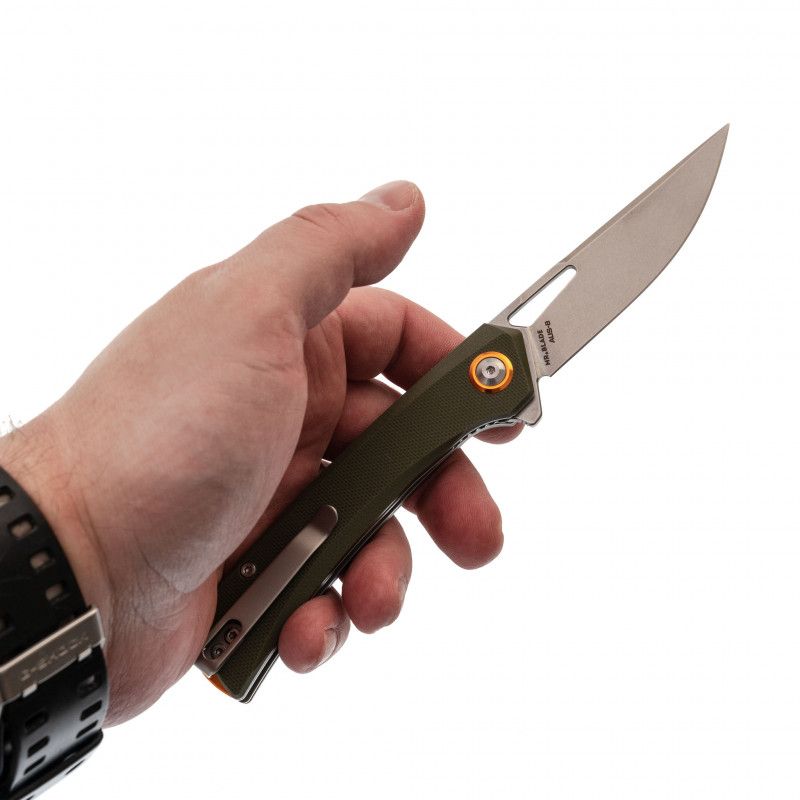 Складной нож Finch AUS-8 SW G10 Olive Mr.Blade