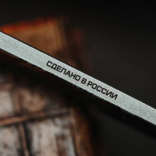 Нож киридаши KOI Dragon beadblast сталь AUS-8 N.C.Custom