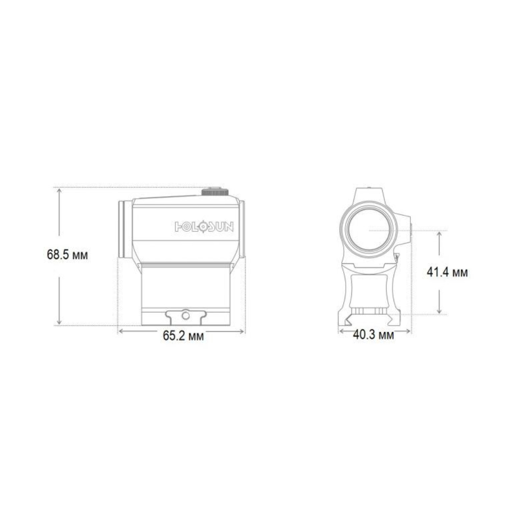 Коллиматор Micro точка 2MOA HS403B Holosun