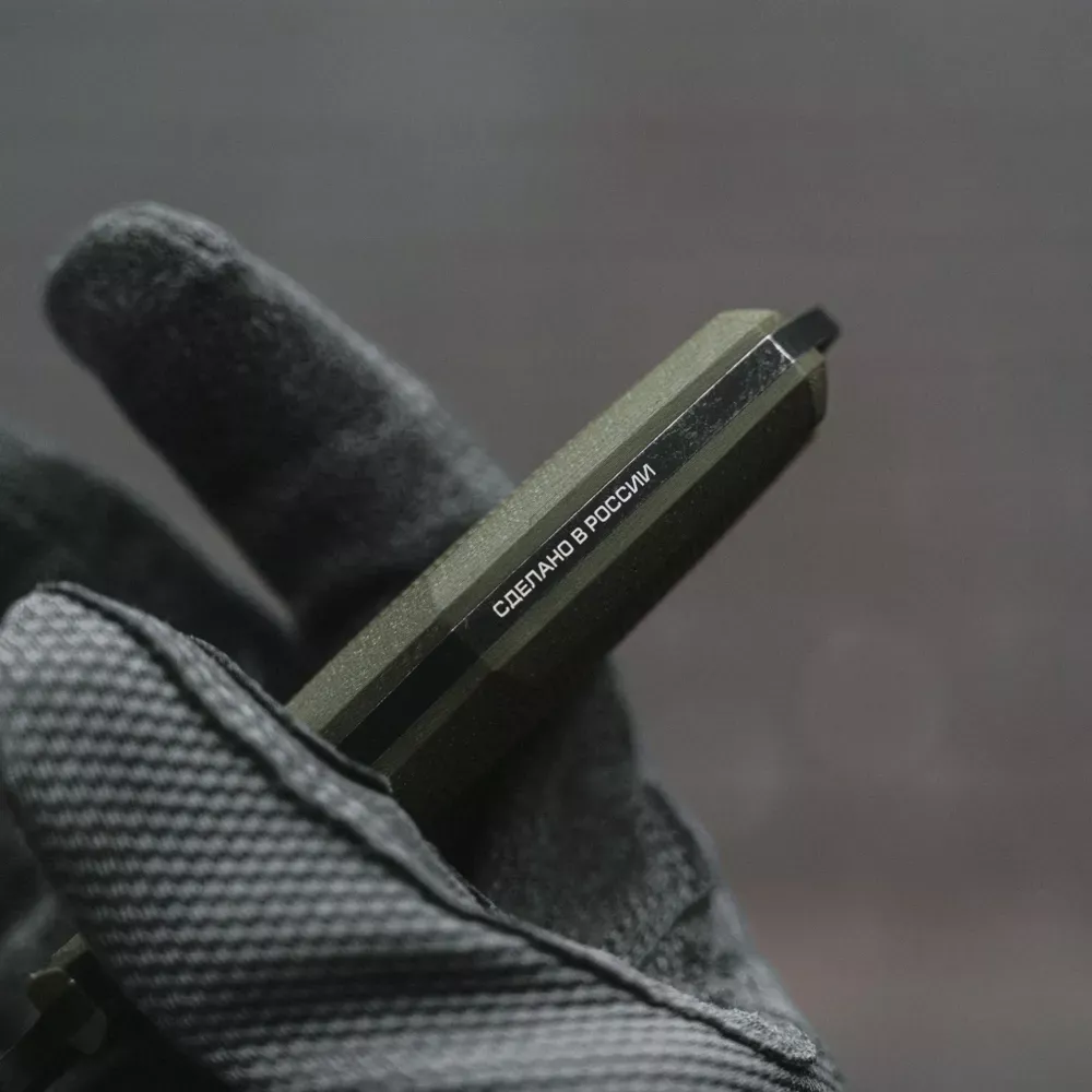 Нож Grave blackwash сталь AUS-10, рукоять Olive G10 N.C.Custom