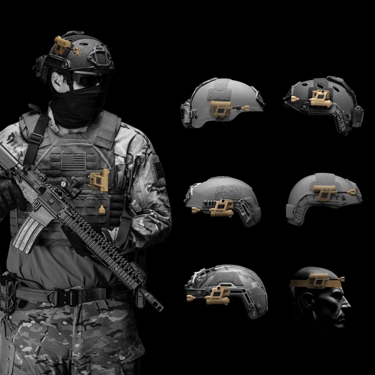 Фонарь тактический CHARGE X Tan Princeton Tec