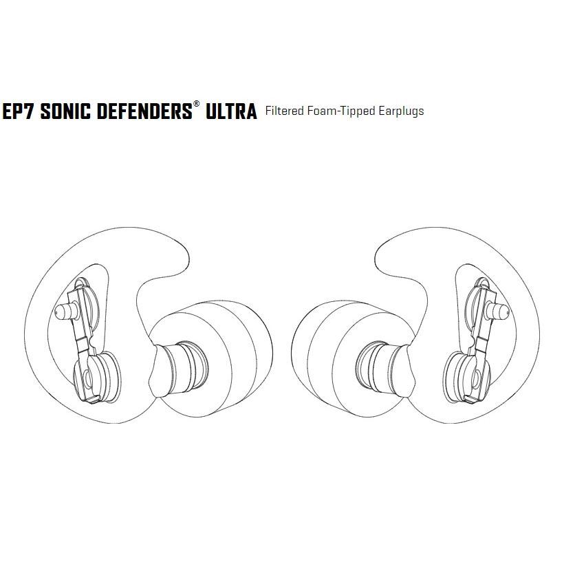 Беруши EP7 Sonic Defenders® Ultra SureFire