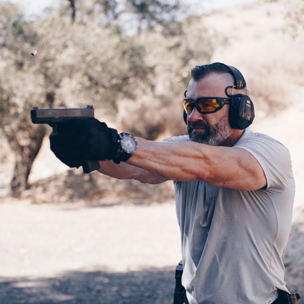Очки защитные Vision Tactical Type-X Black Frame/Amber Lens VXF-30AF-PU Mechanix Wear