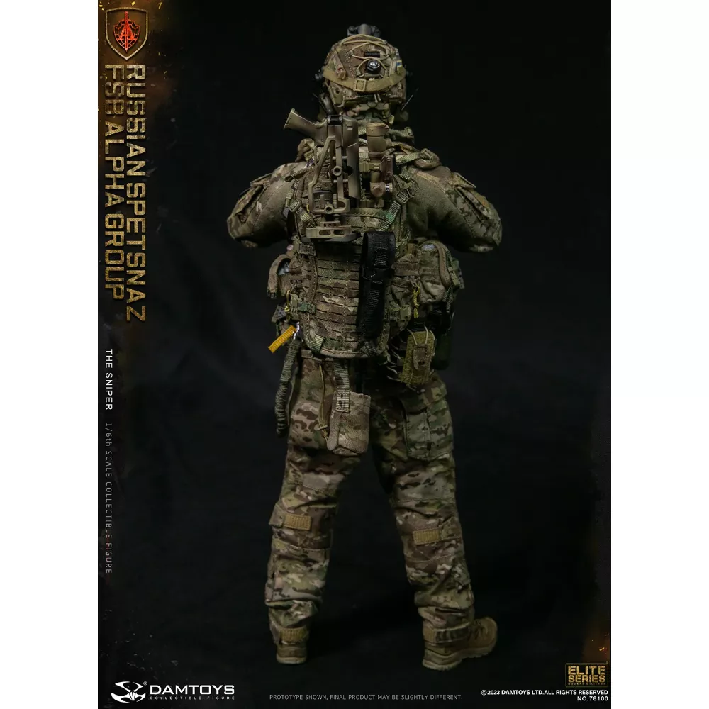 Коллекционная фигурка - 1/6 78100 - RUSSIAN SPETSNAZ FSB ALPHA GROUP SNIPER DAMTOYS