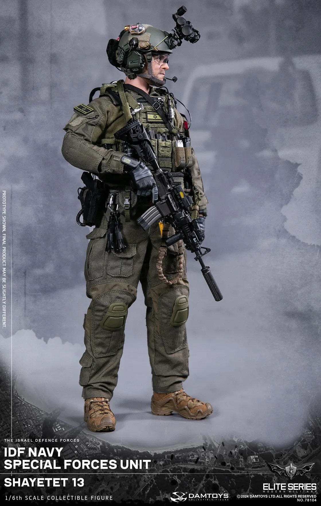 Коллекционная фигурка - 1/6 78104 - IDF Navy special forces unit Shayetet DAMTOYS