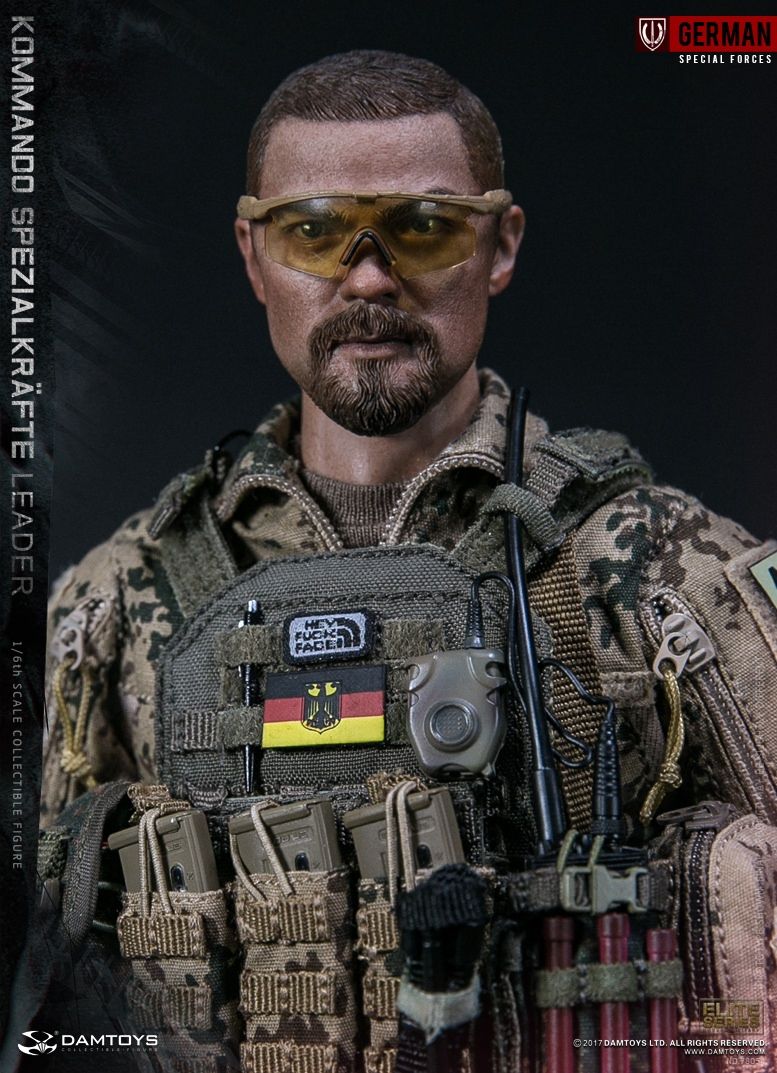 Коллекционная фигурка 1/6 78054 - KSK (KOMMANDO SPEZIALKRÄFTE) - LEADER Action Figure DAMTOYS