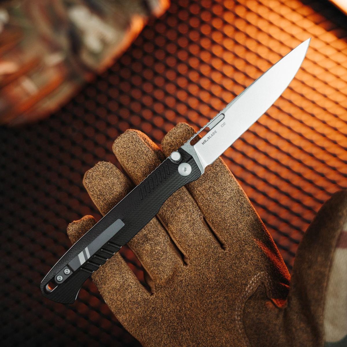 Складной нож Wasp сталь D2 SW, рукоять G10 black Mr.Blade