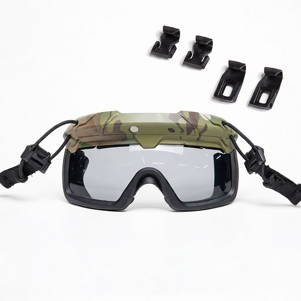 Очки защитные для крепления на шлем GRAY TB1333 FMA