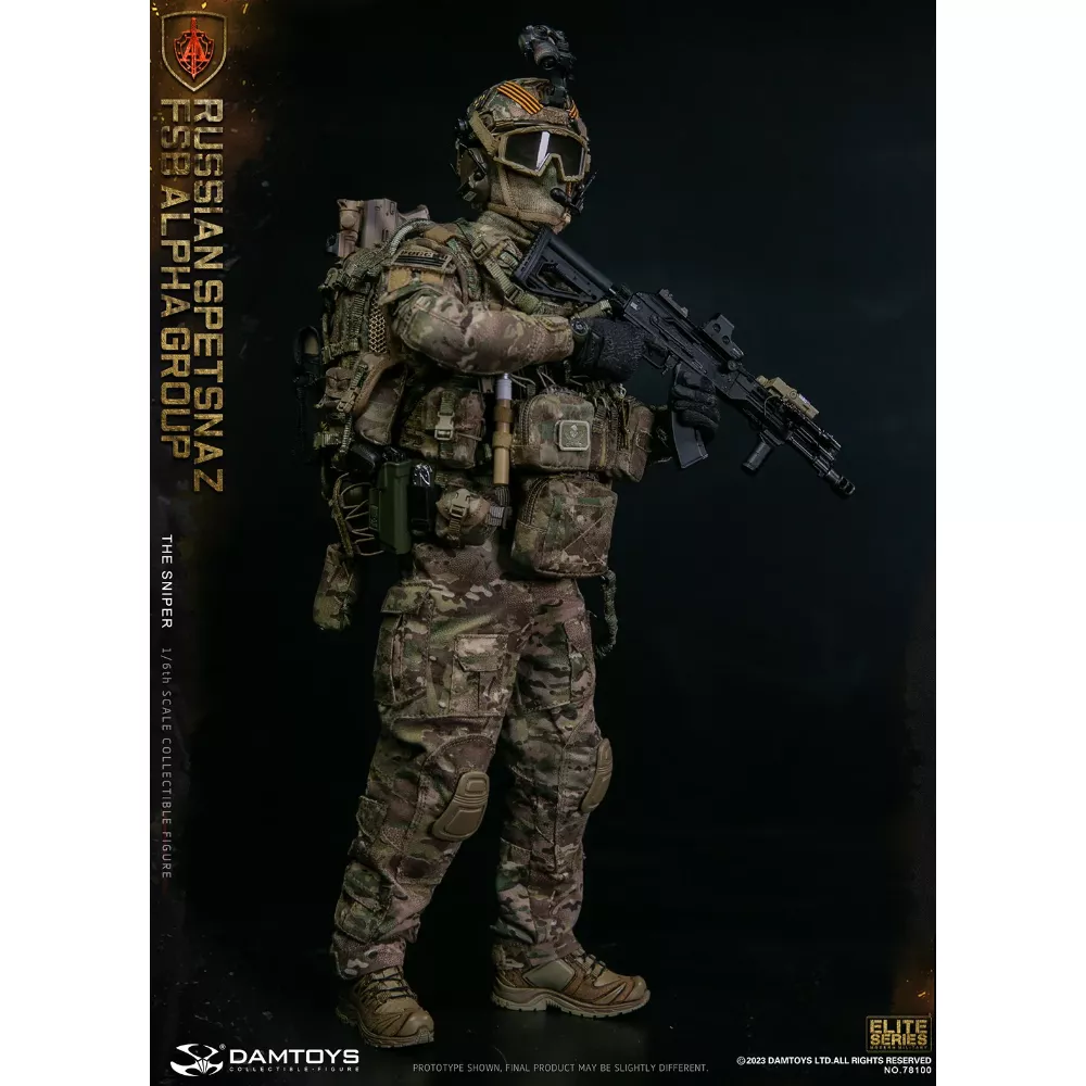 Коллекционная фигурка - 1/6 78100 - RUSSIAN SPETSNAZ FSB ALPHA GROUP SNIPER DAMTOYS