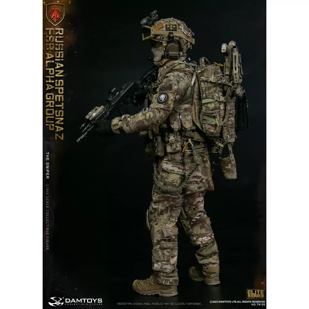 Коллекционная фигурка - 1/6 78100 - RUSSIAN SPETSNAZ FSB ALPHA GROUP SNIPER DAMTOYS