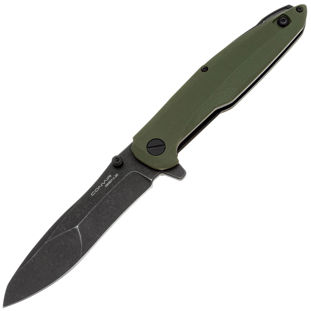 Складной нож Convair Gen.2 Blackwash D2 Olive G10 Mr.Blade