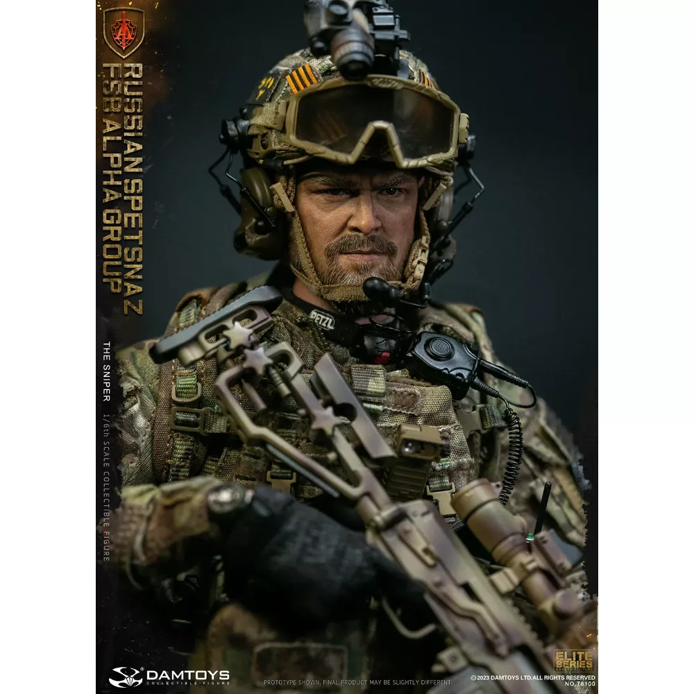 Коллекционная фигурка - 1/6 78100 - RUSSIAN SPETSNAZ FSB ALPHA GROUP SNIPER DAMTOYS