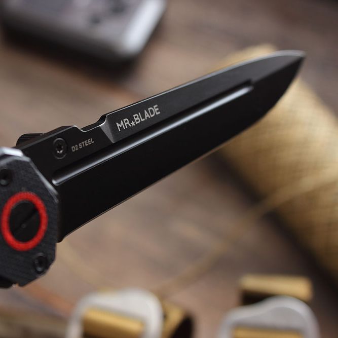 Складной нож Ferat black сталь D2, рукоять G10 Mr.Blade