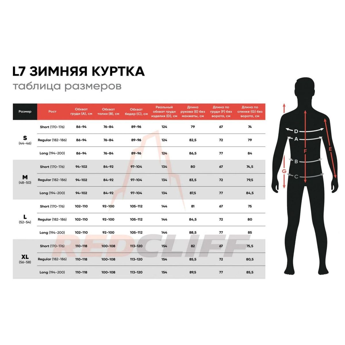 Куртка утепленная L7 RED CLIFF