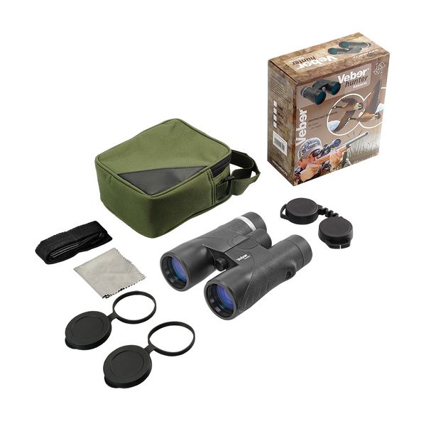 Бинокль 8*42 Hunter (черный) Veber