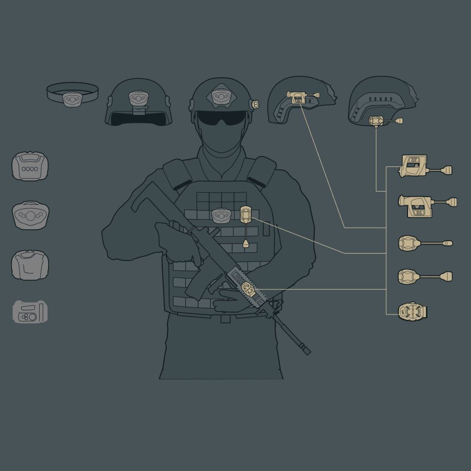 Фонарь тактический SWITCH RGB MPLS Tan Princeton Tec