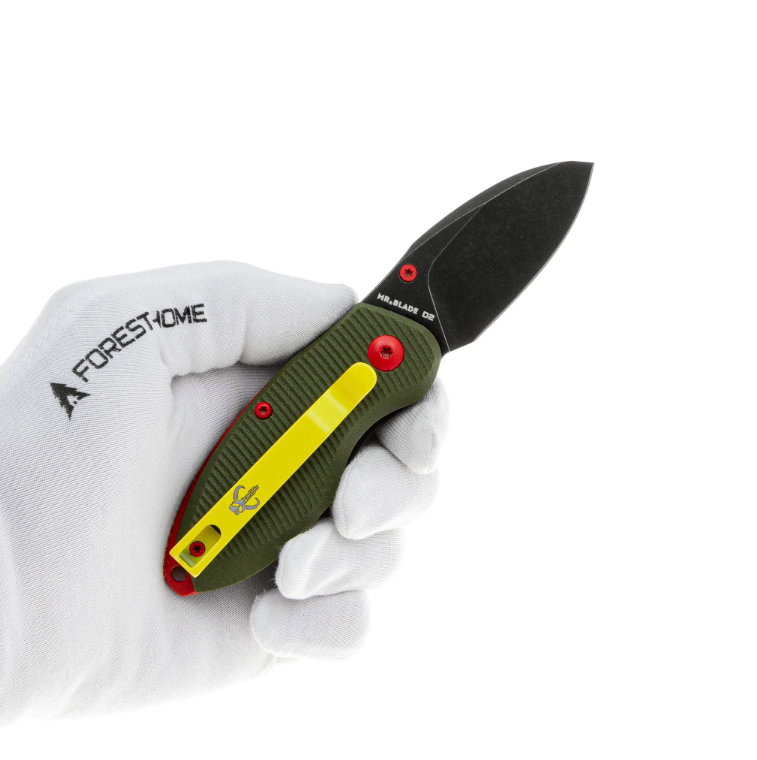 Складной нож Rexbo Gen.2 Blackwash D2 Olive G10 Mandalorian Mr.Blade