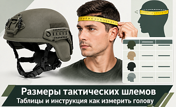  Размеры тактических шлемов | Таблицы и инструкция как измерить голову